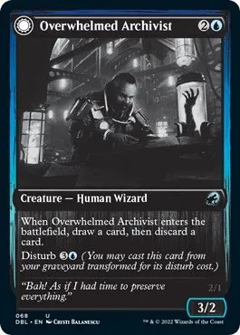 Overwhelmed Archivist - Foil