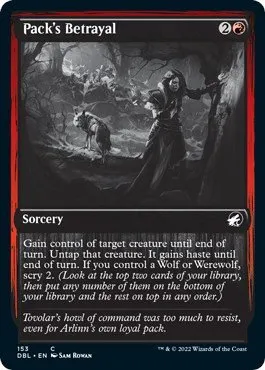 Pack's Betrayal - Foil