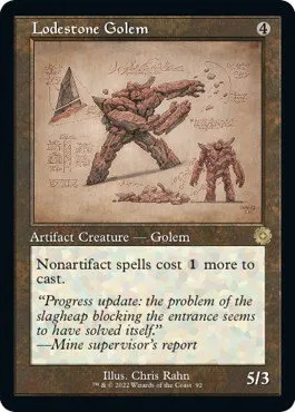 Lodestone Golem - Foil