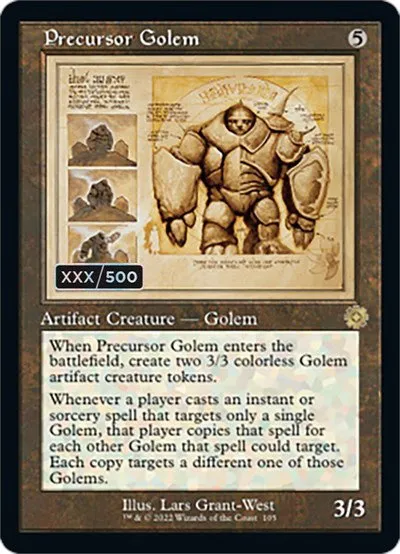 Precursor Golem - Serial Numbered