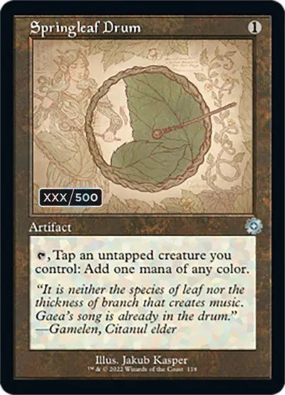 Springleaf Drum - Serial Numbered
