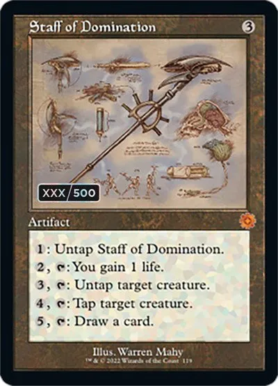 Staff of Domination - Serial Numbered