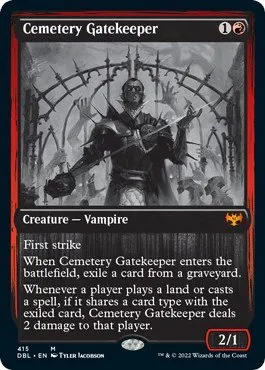 Cemetery Gatekeeper - Foil