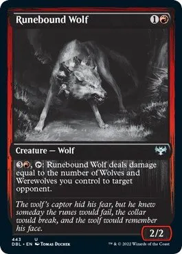 Runebound Wolf - Foil