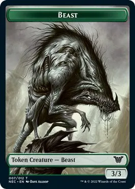 Beast // Treasure Double-Sided Token