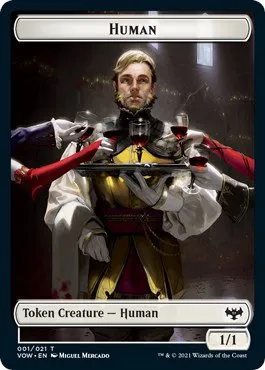 Human (001) // Vampire (007) Double-Sided Token