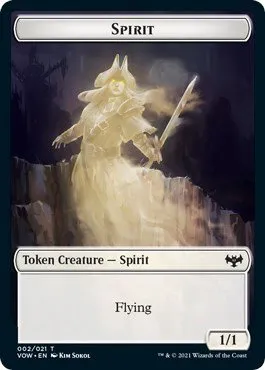 Spirit (002) // Copy Double-sided Token - Foil
