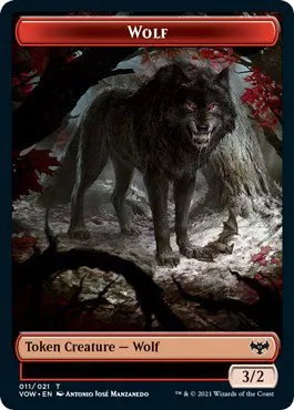 Wolf (011) // Spirit (002) Double-Sided Token