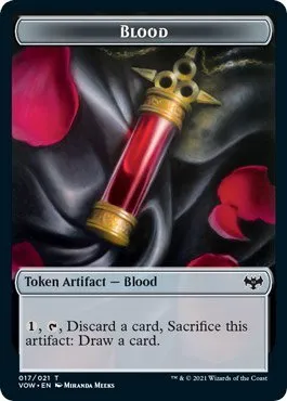 Blood // Vampire (016) Double-Sided Token - Foil