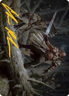 Tovolar, Dire Overlord Art Card - Gold Stamped Signature