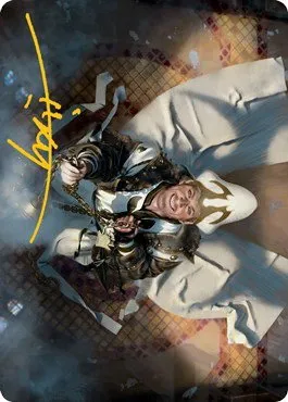 Jerren, Corrupted Bishop Art Card - Gold Stamped Signature