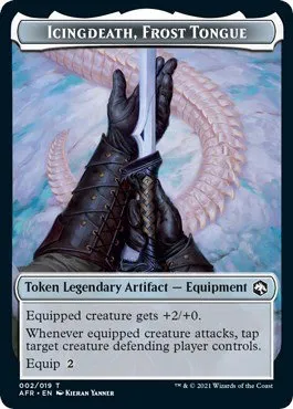 Icingdeath, Frost Tongue Token - Normal Icingdeath Frost Tongue