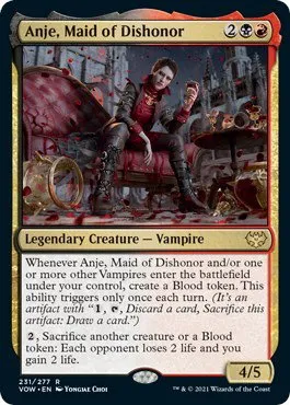 Anje, Maid of Dishonor