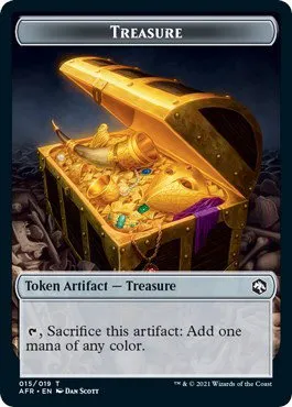 Treasure // Guenhwyvar Double-Sided Token