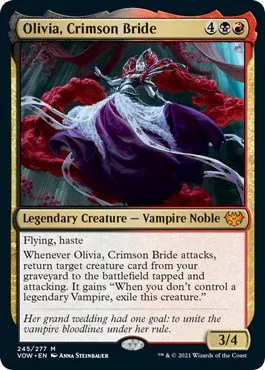 Olivia, Crimson Bride - Foil