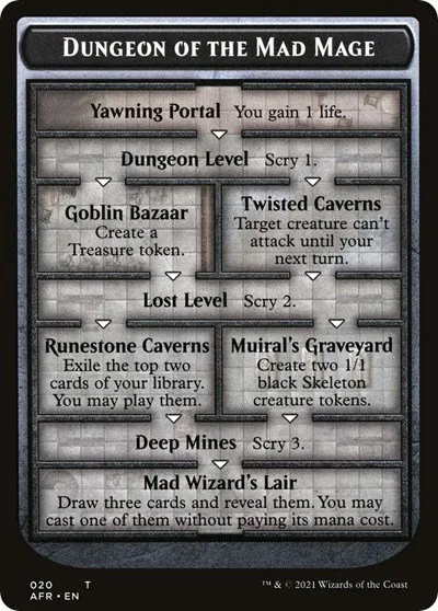 Dungeon of the Mad Mage // Tomb of Annihilation Double-Sided Token