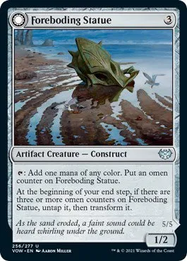 Foreboding Statue - Foil