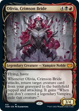 Olivia, Crimson Bride - Foil