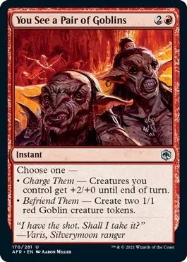 You See a Pair of Goblins - Foil