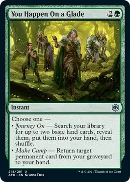 You Happen On a Glade - Foil