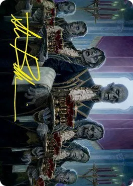 Dying to Serve Art Card - Gold Stamped Signature