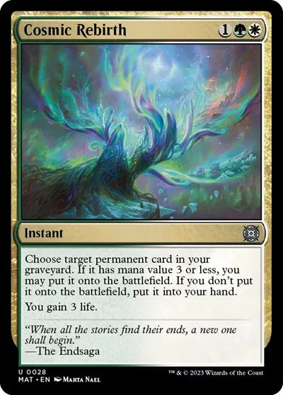 Cosmic Rebirth - Foil