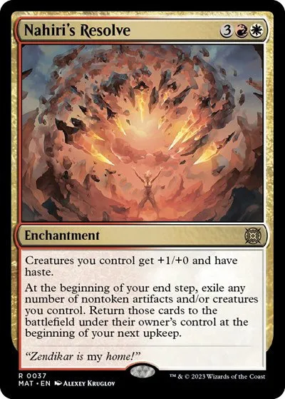 Nahiri's Resolve - Foil