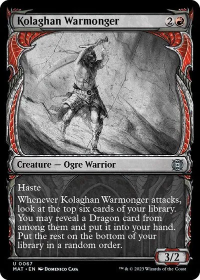 Kolaghan Warmonger - Foil