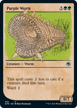 Purple Worm - Foil