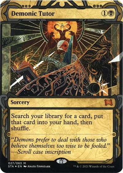 Demonic Tutor - Foil Etched