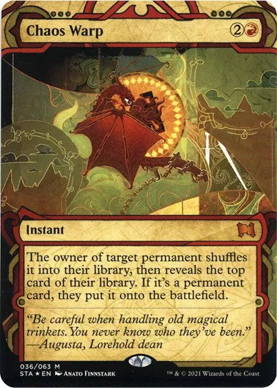 Chaos Warp - Foil Etched