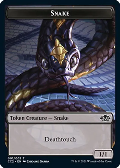 Snake // Zombie Double-Sided Token