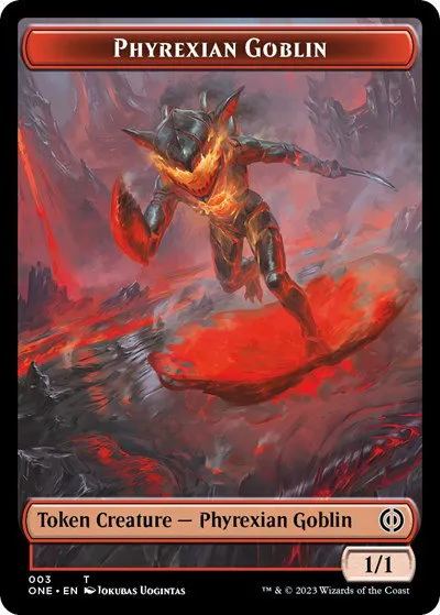 Phyrexian Goblin Token - Normal Phyrexian Goblin Token