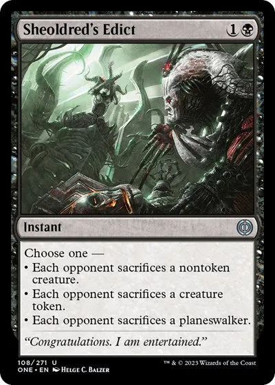 Sheoldred's Edict - Foil
