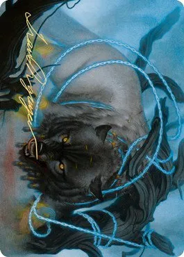 Bind the Monster Art Card - Gold Stamped Signature