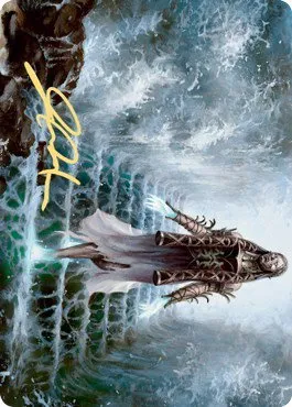 Karfell Harbinger Art Card - Gold Stamped Signature