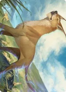 Blink Dog Art Card