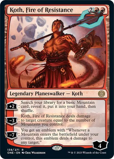 Koth, Fire of Resistance - Foil