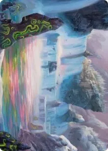 Glittering Frost Art Card