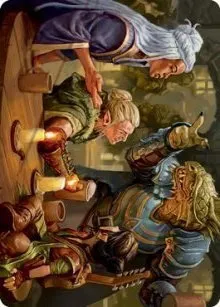You Meet in a Tavern Art Card