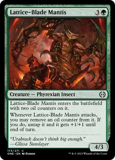 Lattice-Blade Mantis - Foil