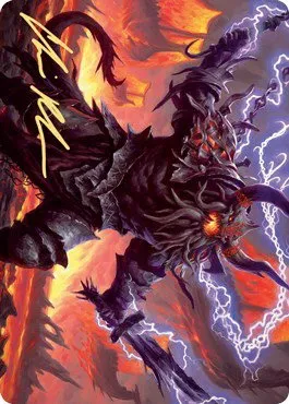 Kardur, Doomscourge Art Card - Gold Stamped Signature