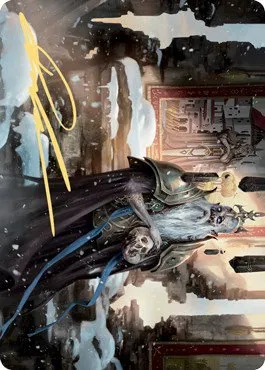Narfi, Betrayer King Art Card - Gold Stamped Signature