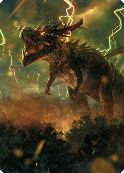 Thrasta, Tempest's Roar Art Card