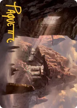 Mountain (62/81) Art Card - Gold Stamped Signature