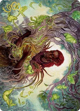 Circle of Dreams Druid Art Card - Gold Stamped Signature