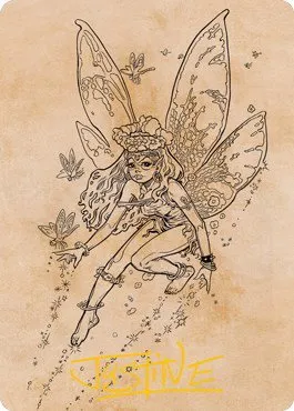 Pixie Guide (Showcase) Art Card - Gold Stamped Signature