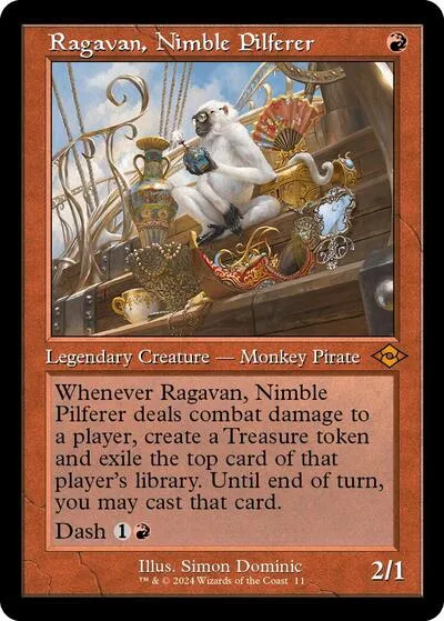 Ragavan, Nimble Pilferer - Retro Frame Foil