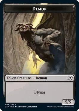 Demon // Squirrel Double-Sided Token