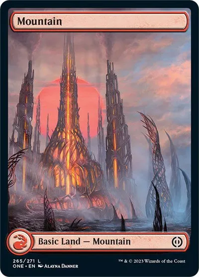 Mountain (265) - Full Art - Foil